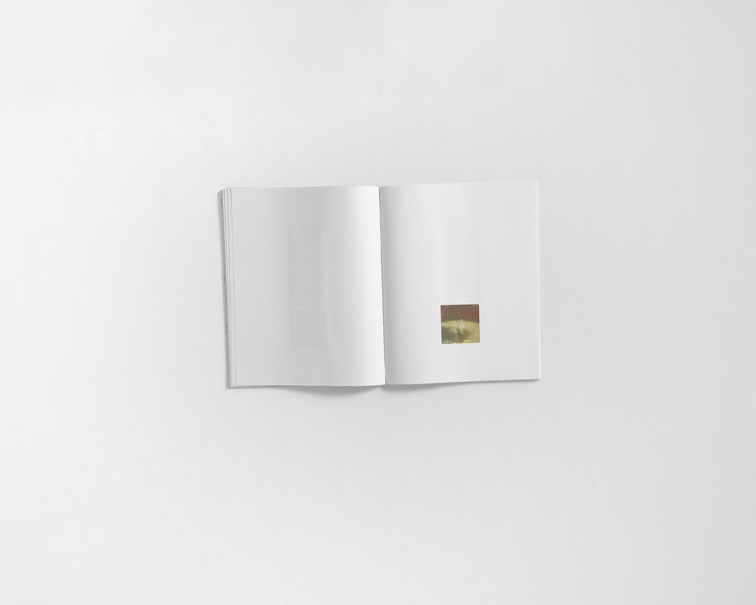 art book with red and yellow abstract image