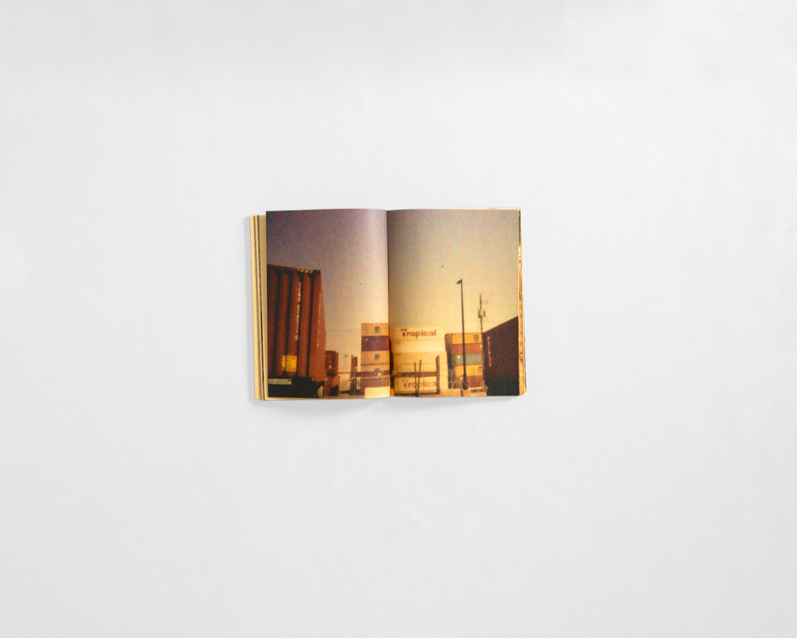 art book with fuzzy colourful street image