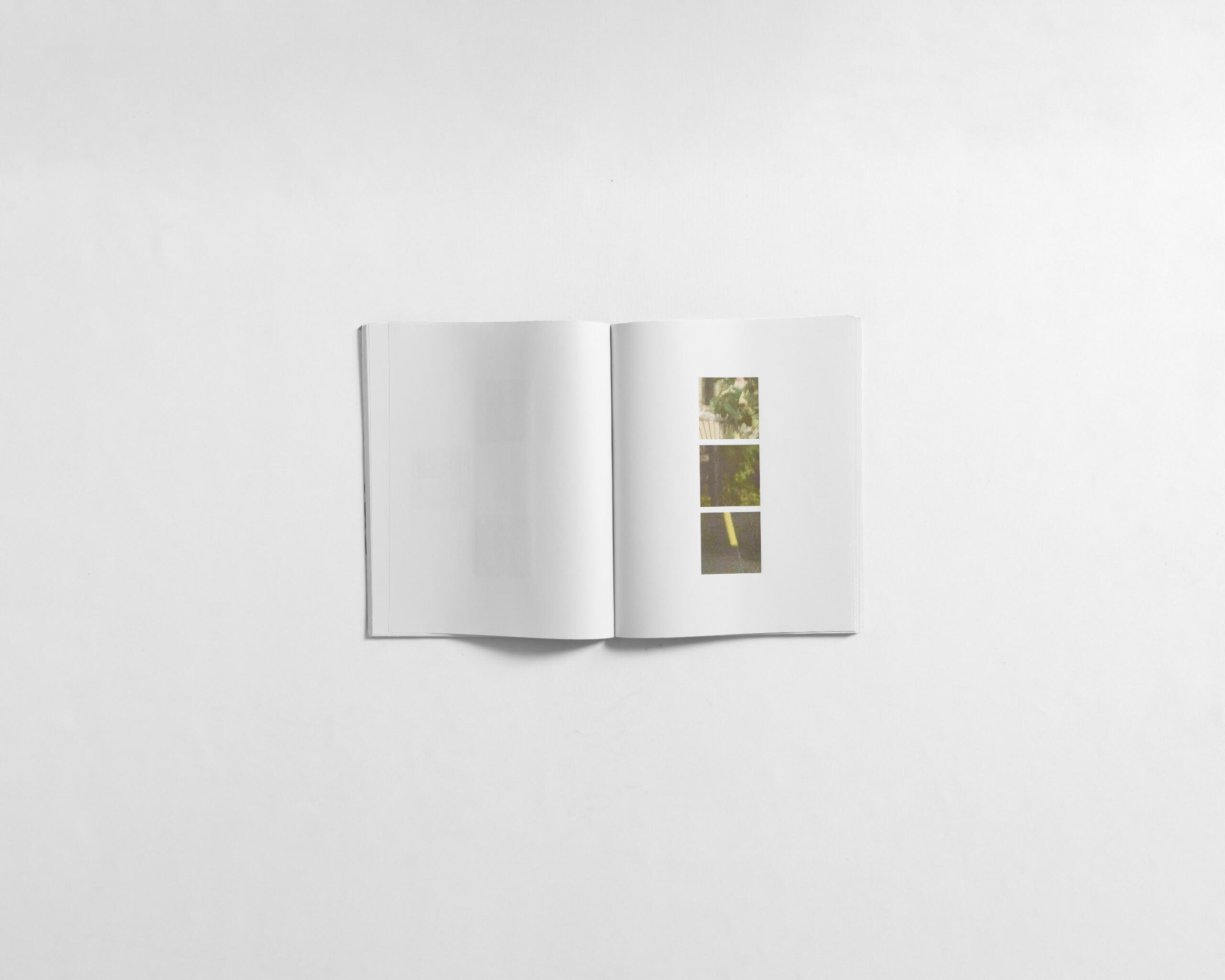 art book with abstract images of street