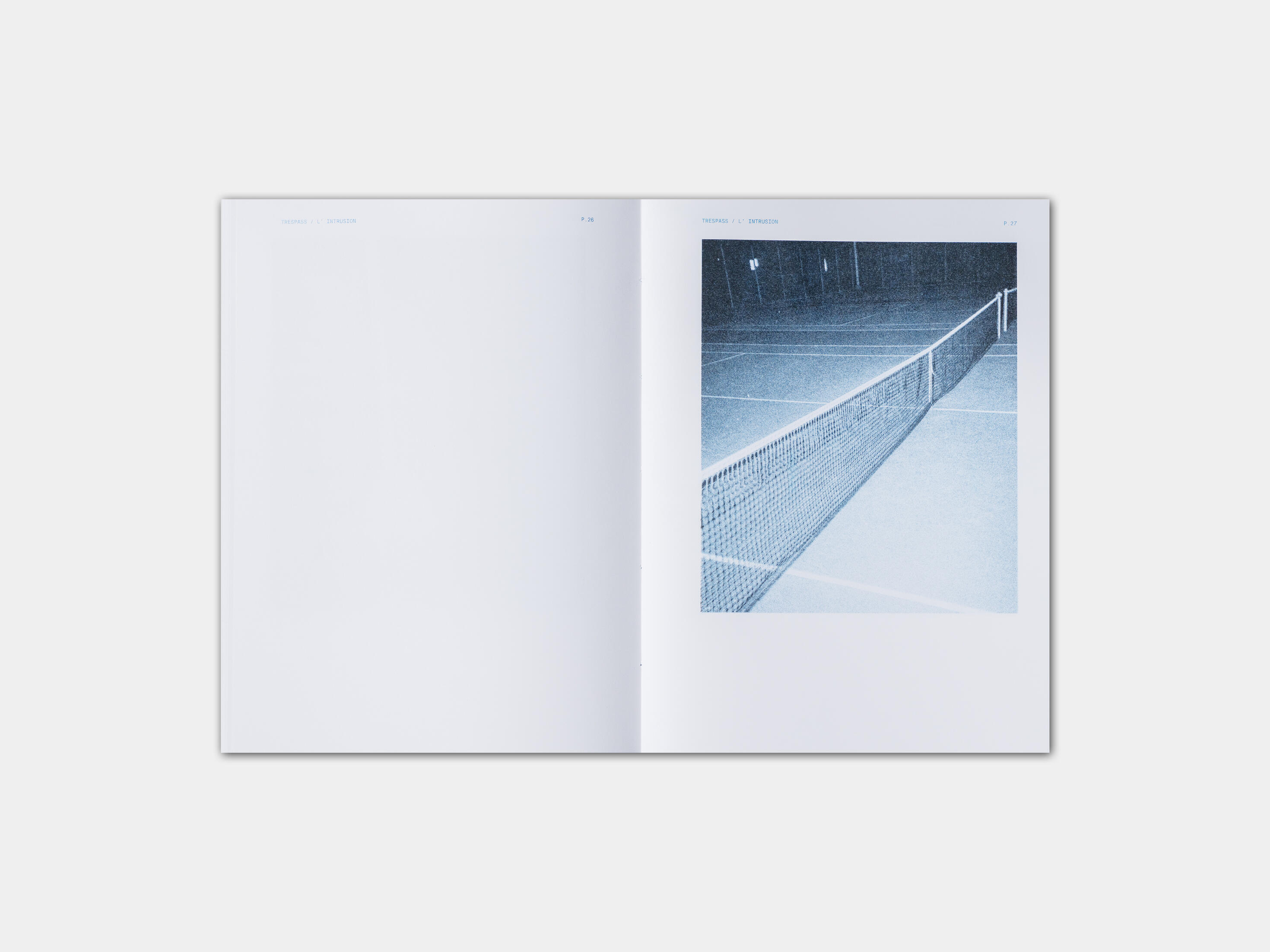 art book with street photography of industrial landscape at night