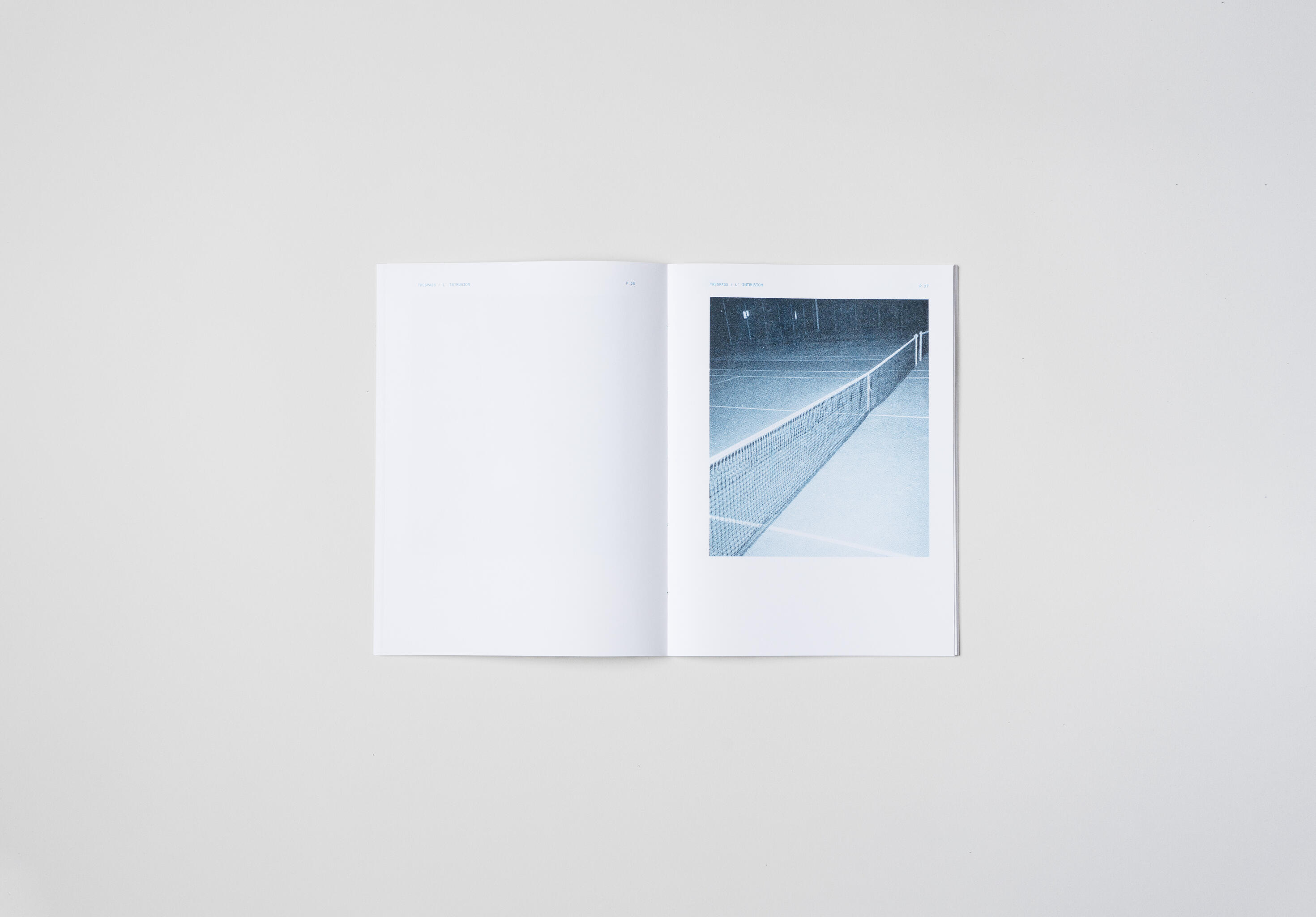 art book with street photography of industrial landscape at night